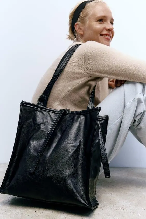 BOLSO SHOPPER ROCK EFECTO ARRUGADO