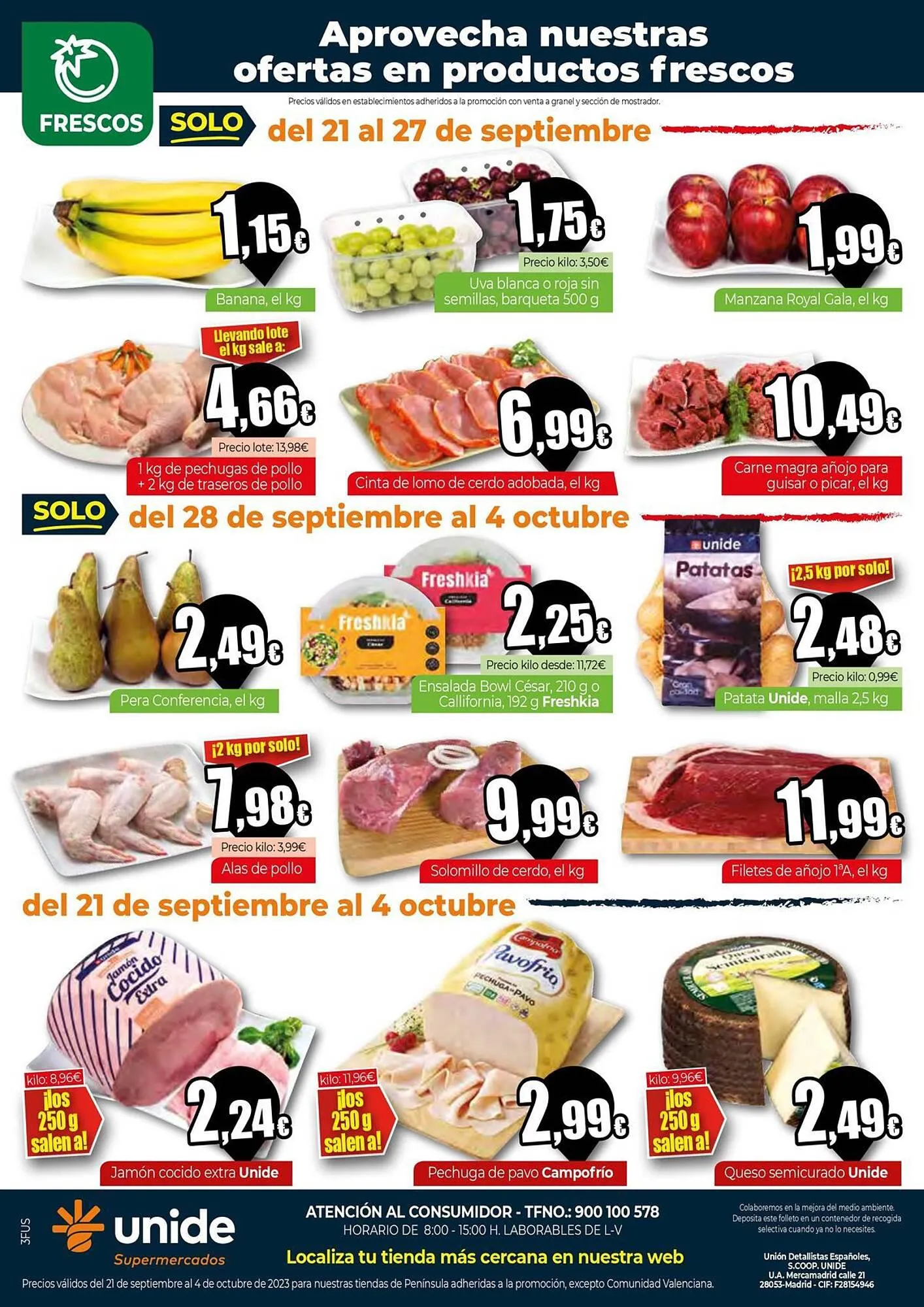 Catálogo de Folleto Unide Supermercados 21 de septiembre al 4 de octubre 2023 - Página 4