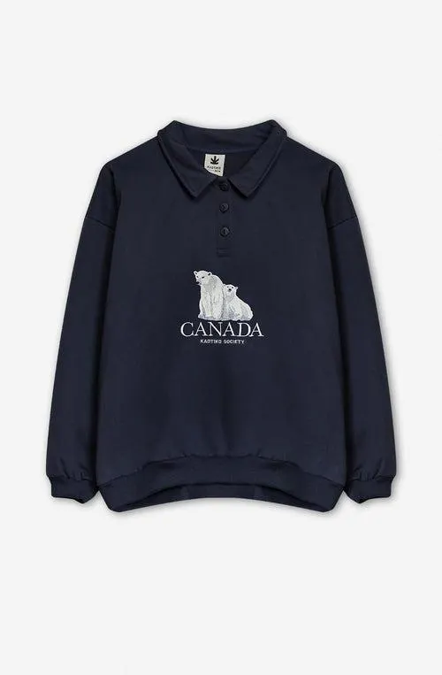 Bear Canada Navy Sweatshirt