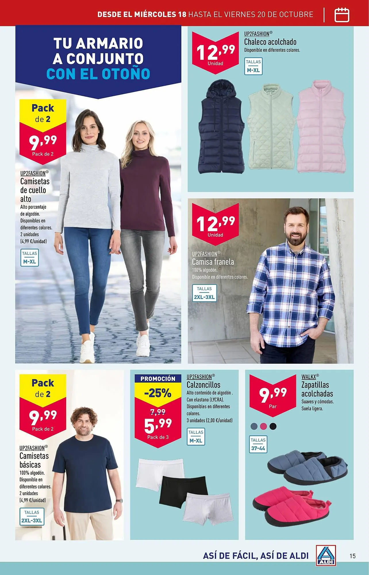 Catálogo de Folleto ALDI 18 de octubre al 24 de octubre 2023 - Página 15