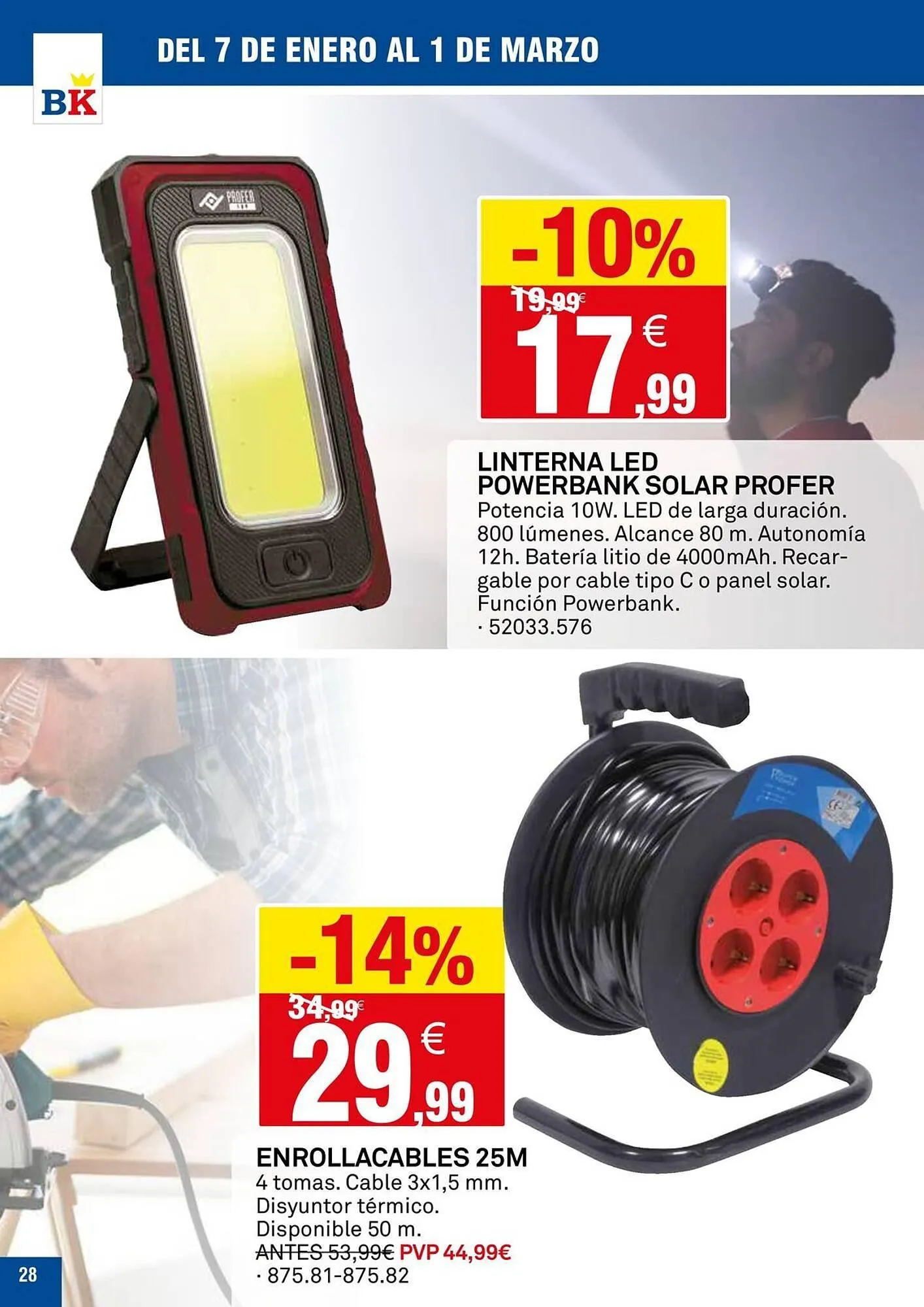 Catálogo de Catálogo Bricoking 7 de enero al 1 de marzo 2026 - Página 28