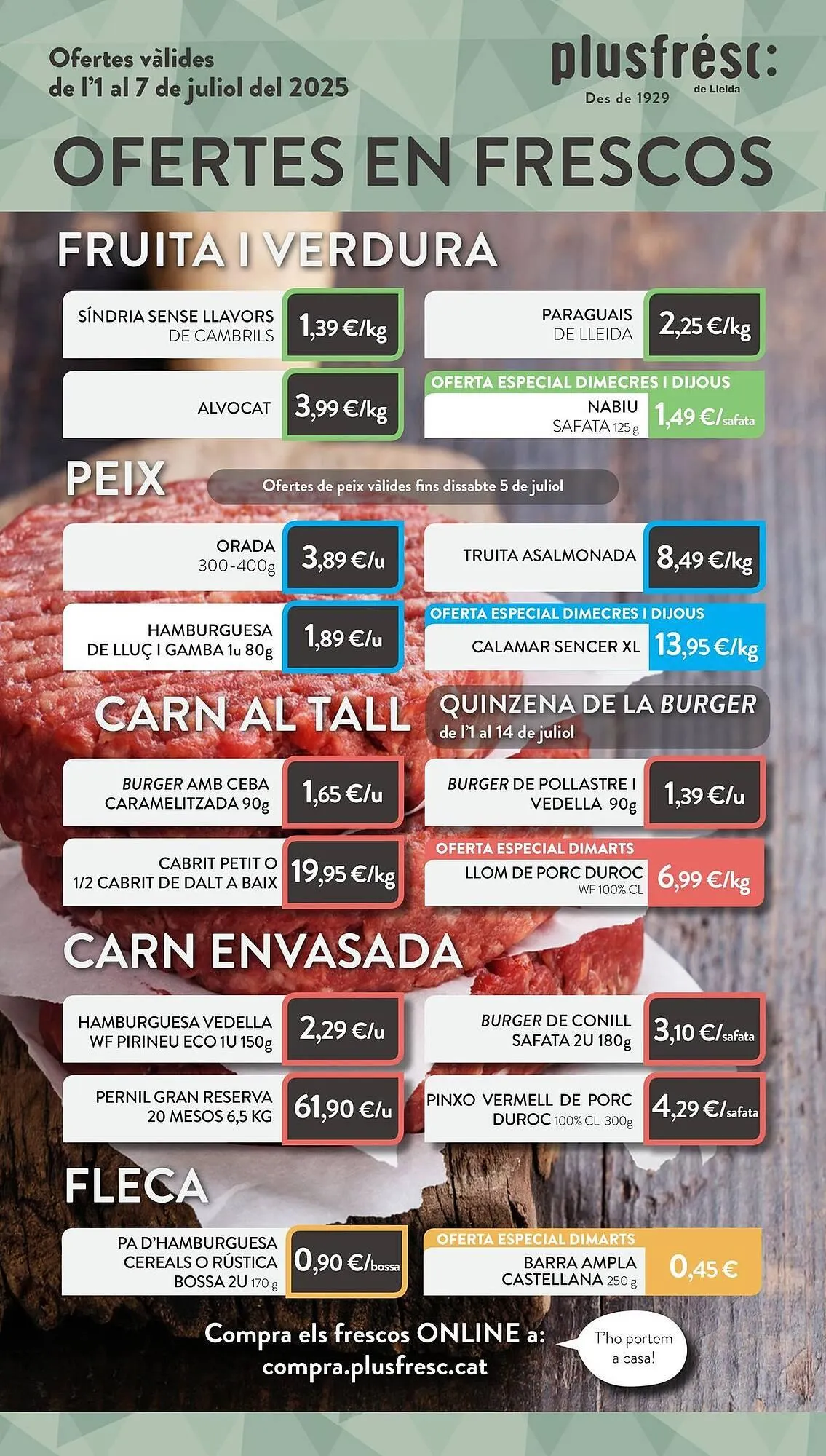 Catálogo de Folleto Plusfresc 1 de julio al 7 de julio 2025 - Página 1