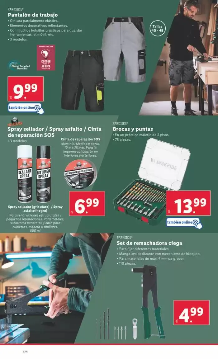 Catálogo de ¡Bazar Lidl! Ofertas válidas del 21/04 al 27/04 21 de abril al 27 de abril 2025 - Página 22