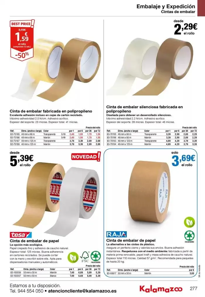 Catálogo de Staples Kalamazoo Catálogo General 9 de enero al 30 de septiembre 2025 - Página 277