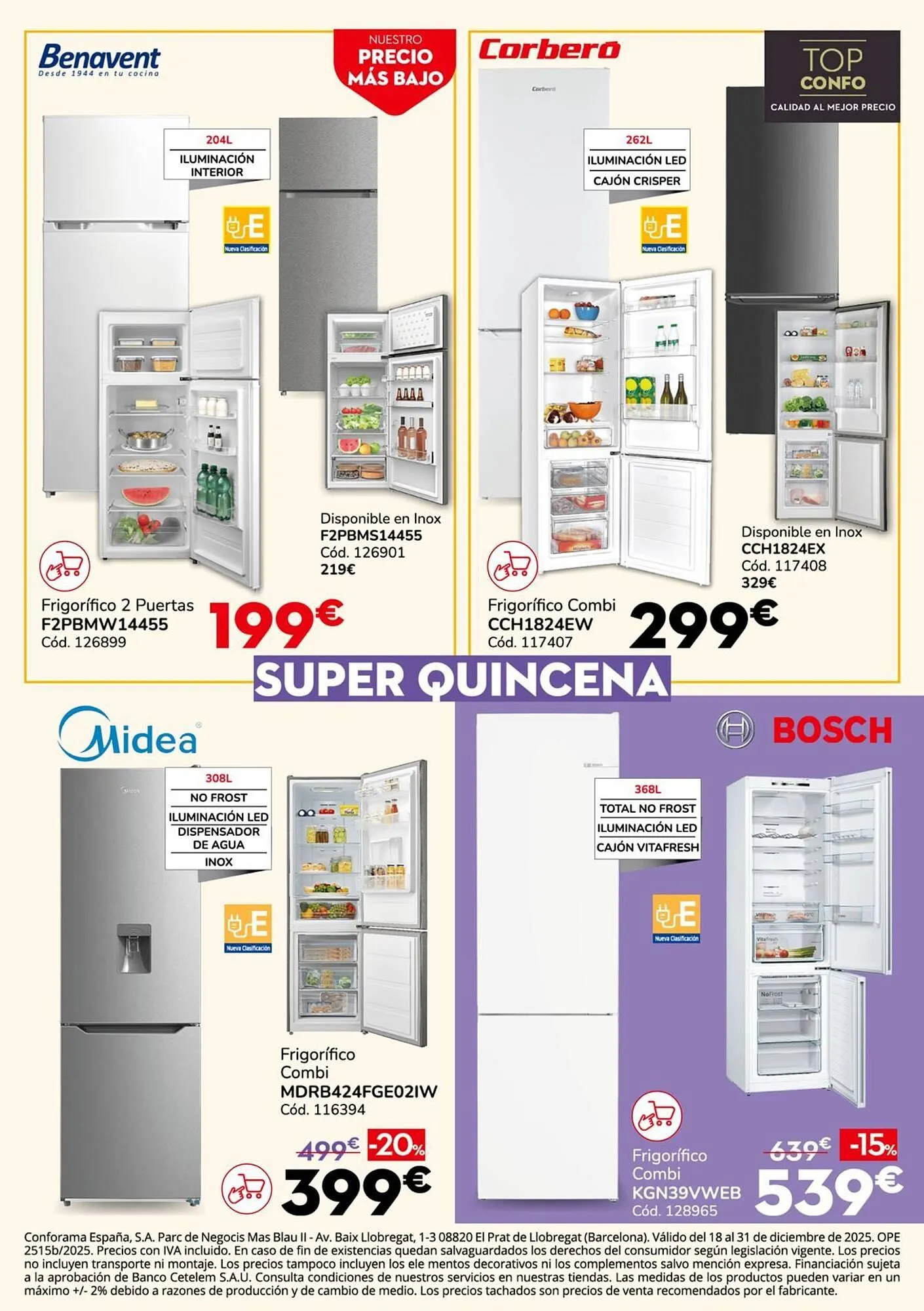 Catálogo de Catálogo Conforama 19 de diciembre al 31 de diciembre 2025 - Página 16