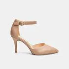 Zapatos de salón de mujer de piel con pulsera