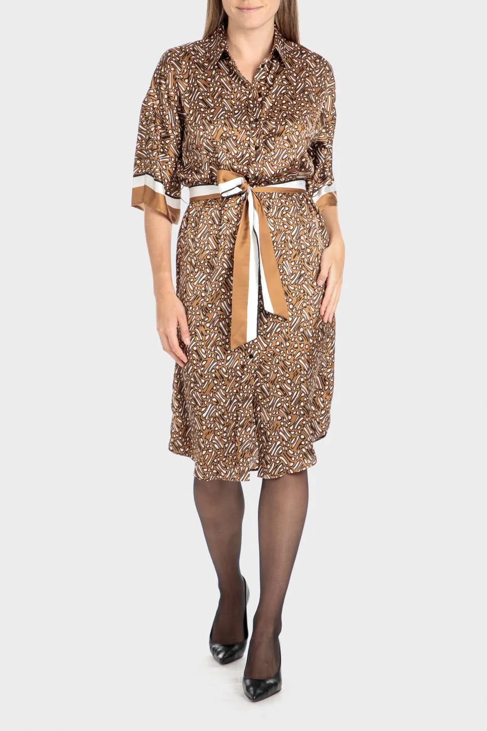 Robe chemisier imprimée