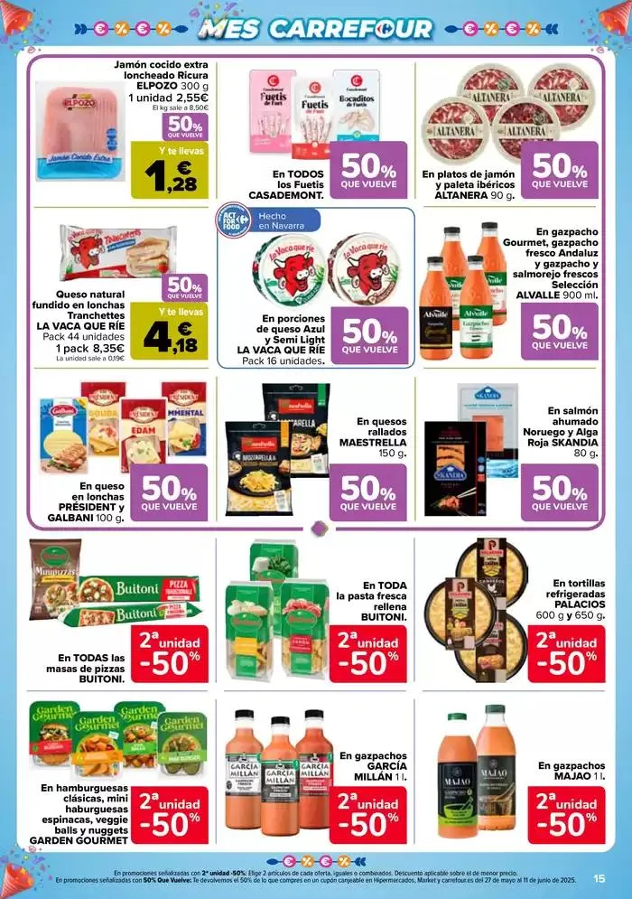 Catálogo de 50% QUE VUELVE + 2ªUD. AL -50% 13 de mayo al 26 de mayo 2025 - Página 15