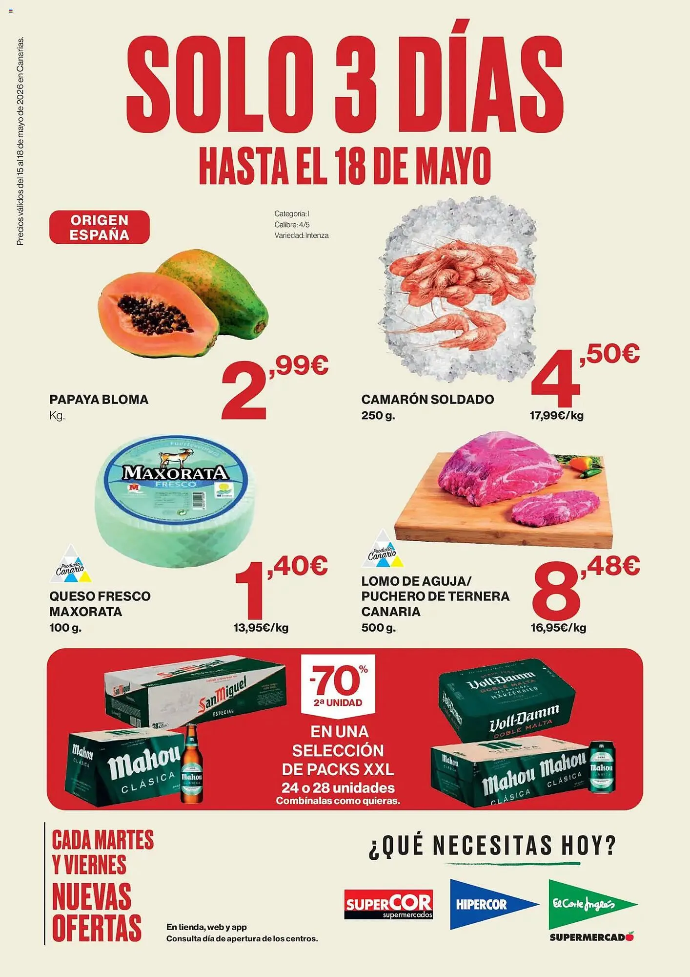 Catálogo de Catálogo Supercor 15 de mayo al 18 de mayo 2026 - Página 1