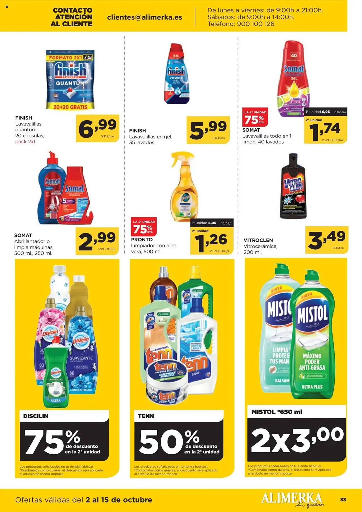 Catálogo de Folleto Alimerka 2 de octubre al 15 de octubre 2025 - Página 33
