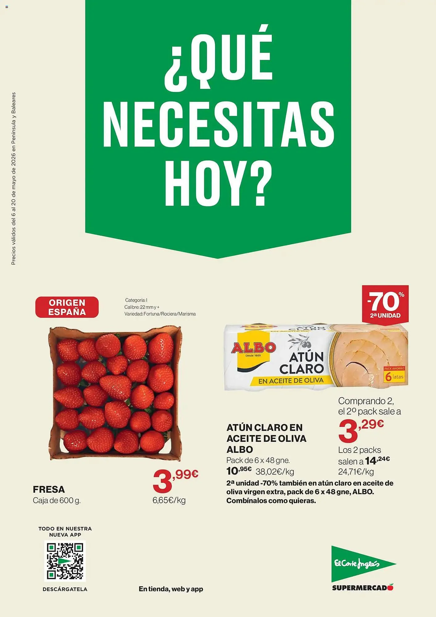 Catálogo de Catálogo El Corte Inglés 6 de mayo al 20 de mayo 2026 - Página 1