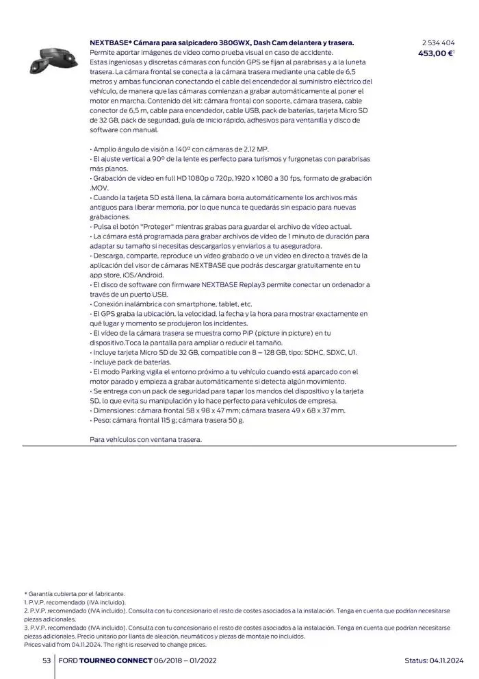 Catálogo de Ford de accesorios Tourneo Connect 13 de noviembre al 13 de noviembre 2025 - Página 53