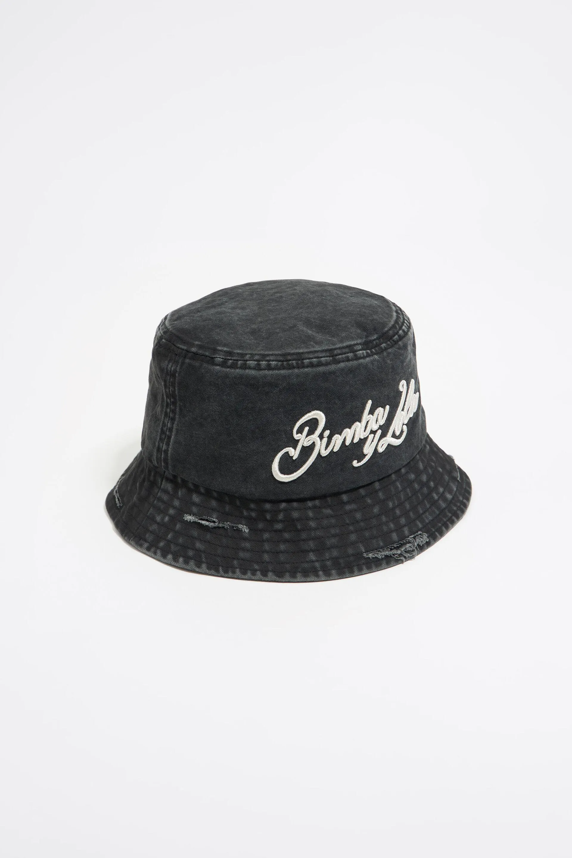 Gorro bucket algodón negro