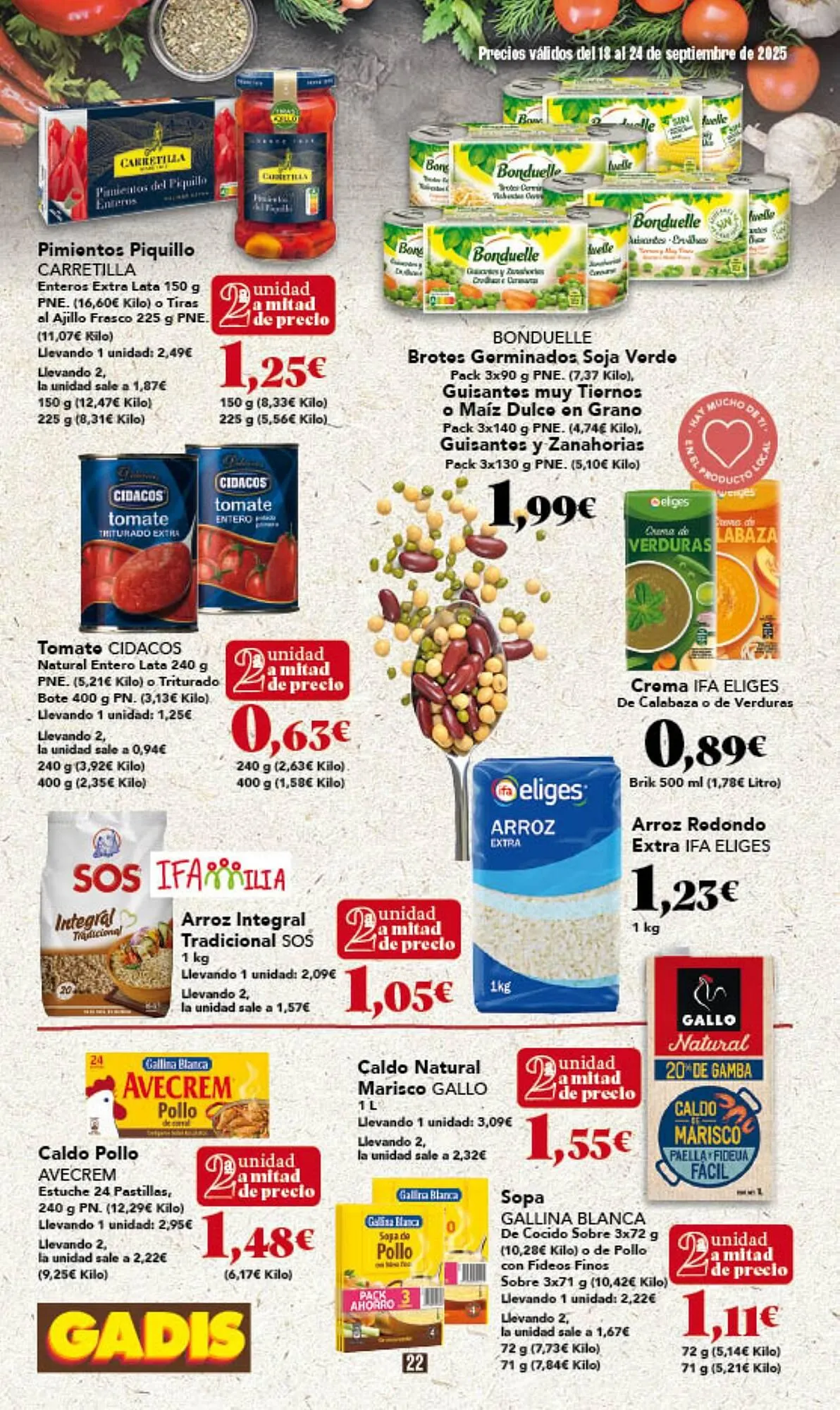 Catálogo de Folleto Gadis 18 de septiembre al 24 de septiembre 2025 - Página 22