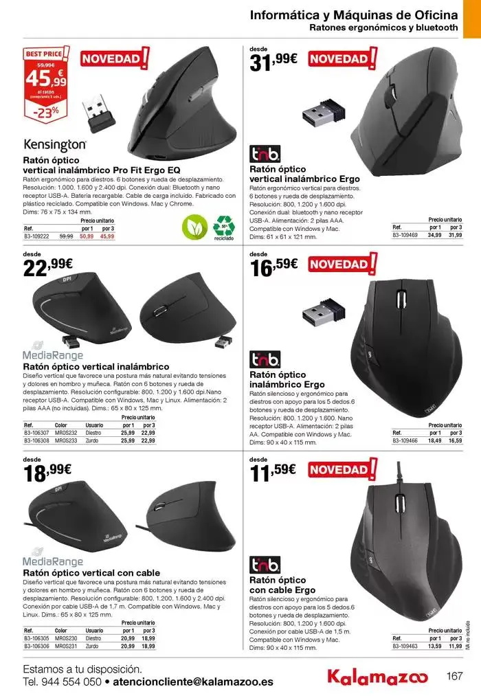 Catálogo de Staples Kalamazoo Catálogo General 9 de enero al 30 de septiembre 2025 - Página 167