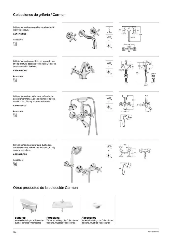 Catálogo de Grifería 9 de enero al 31 de diciembre 2025 - Página 44