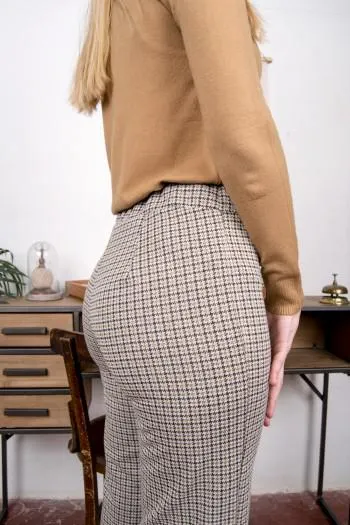 PANTALON TAILOR BEIGE LUREX