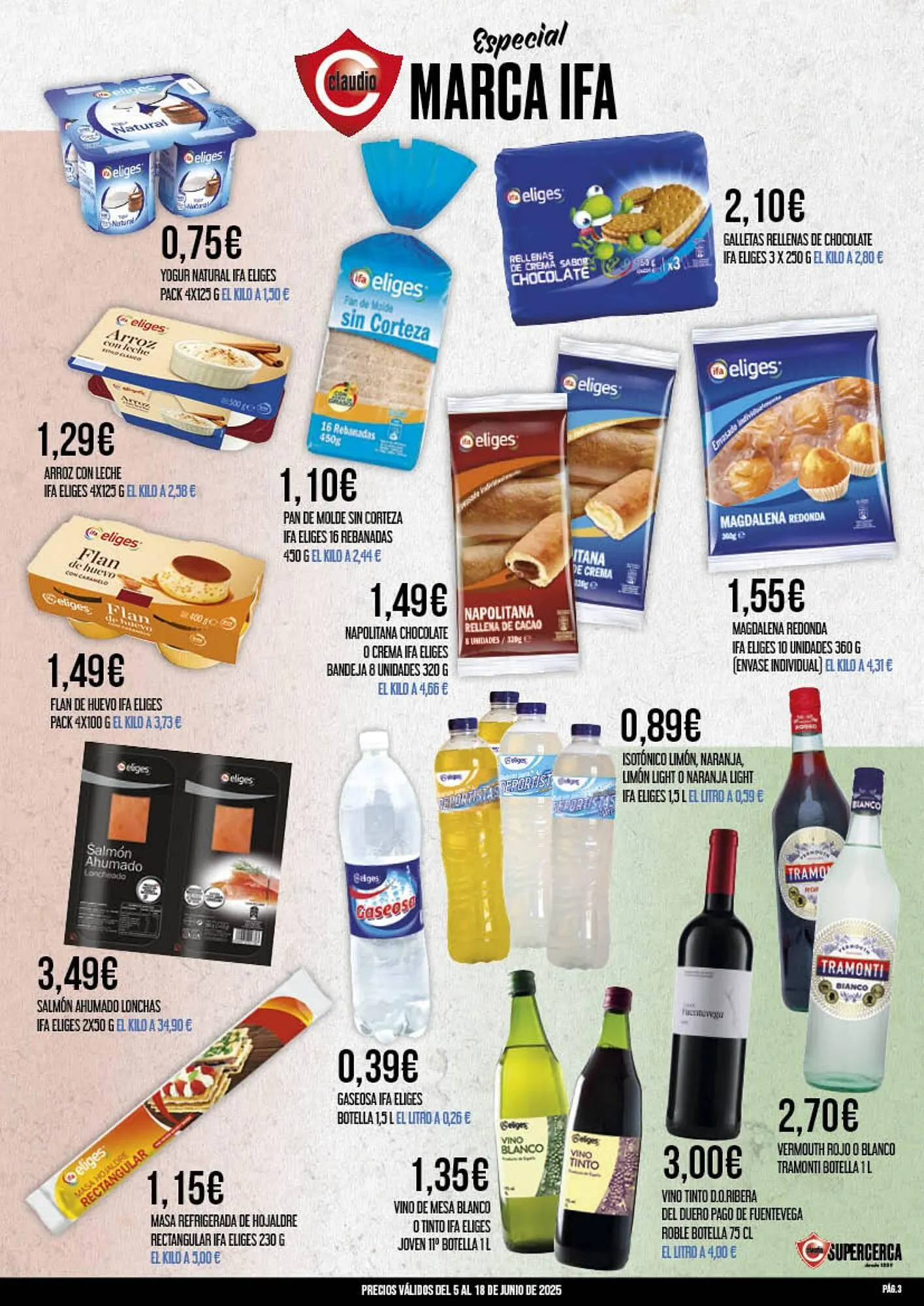 Catálogo de Folleto Claudio 5 de junio al 18 de junio 2025 - Página 3
