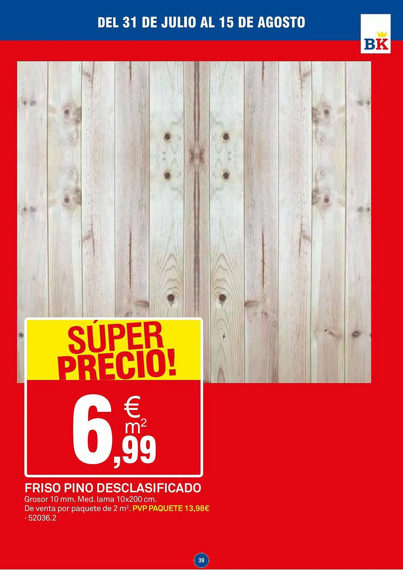 Catálogo de Folleto Bricoking 31 de julio al 3 de agosto 2023 - Página 39