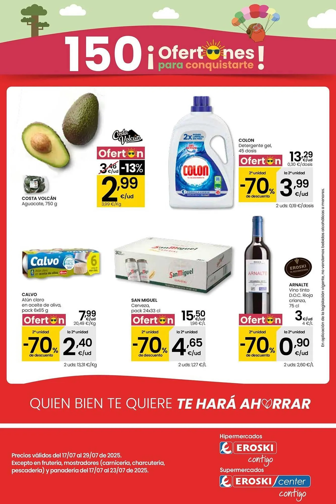Catálogo de Folleto Eroski 17 de julio al 29 de julio 2025 - Página 1