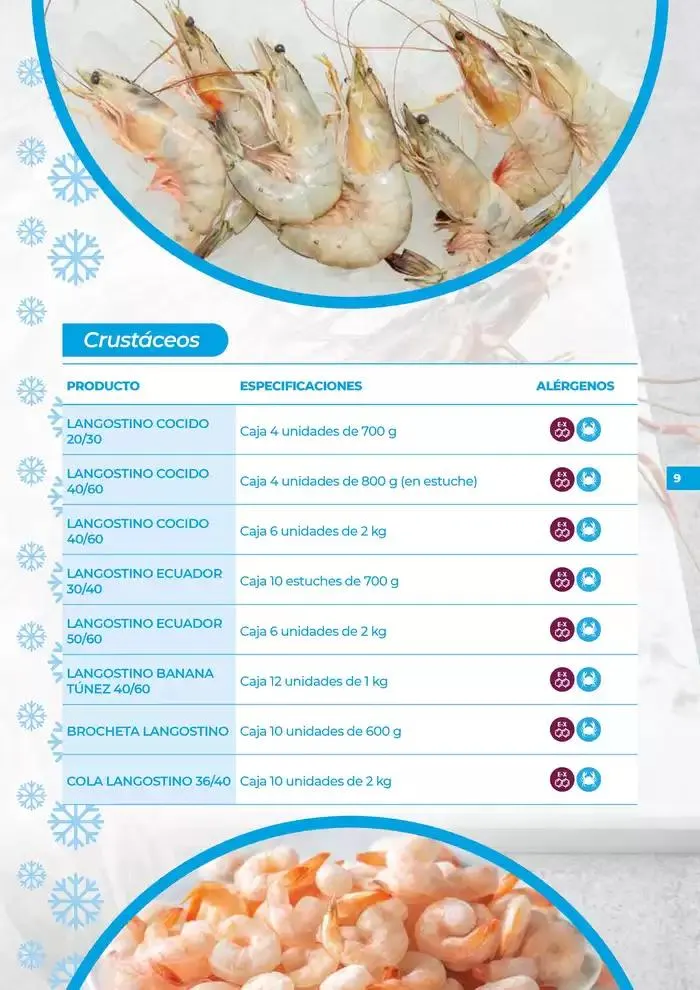 Catálogo de Catálogo de productos congelados 7 de octubre al 31 de diciembre 2024 - Página 9