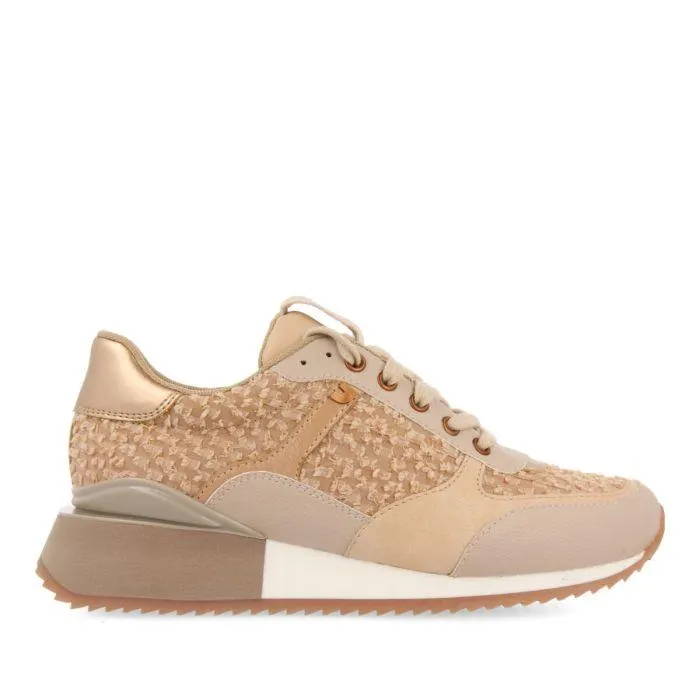 BEIG SNEAKERS FOR WOMEN KAMNICK