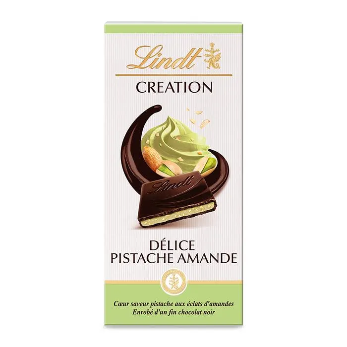 Tableta Creation Chocolate Negro y Pistacho 150g- Lindt