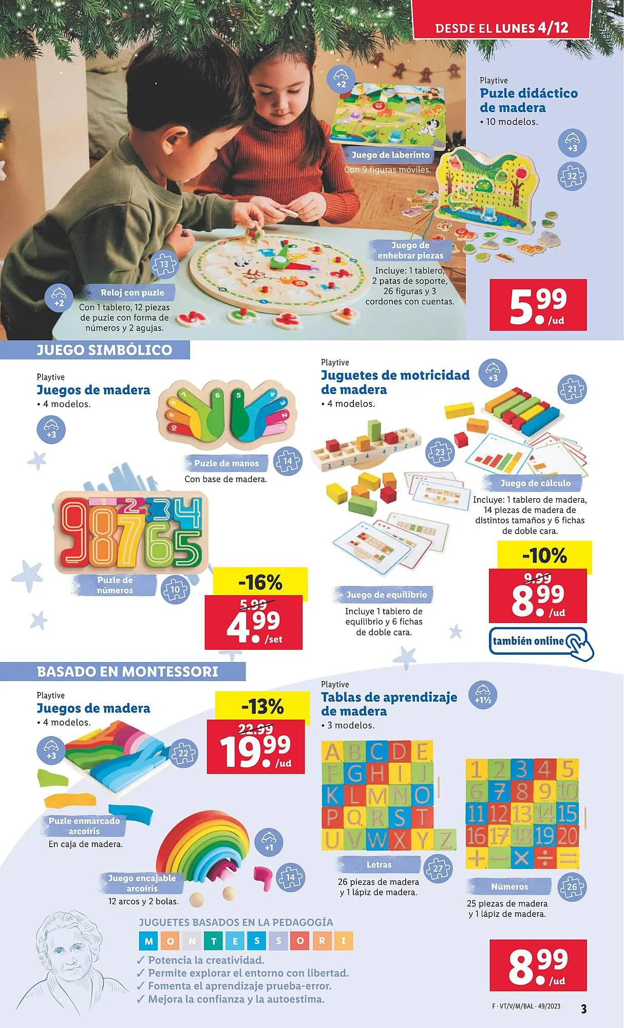 Catálogo de Folleto Lidl 4 de diciembre al 10 de diciembre 2023 - Página 3