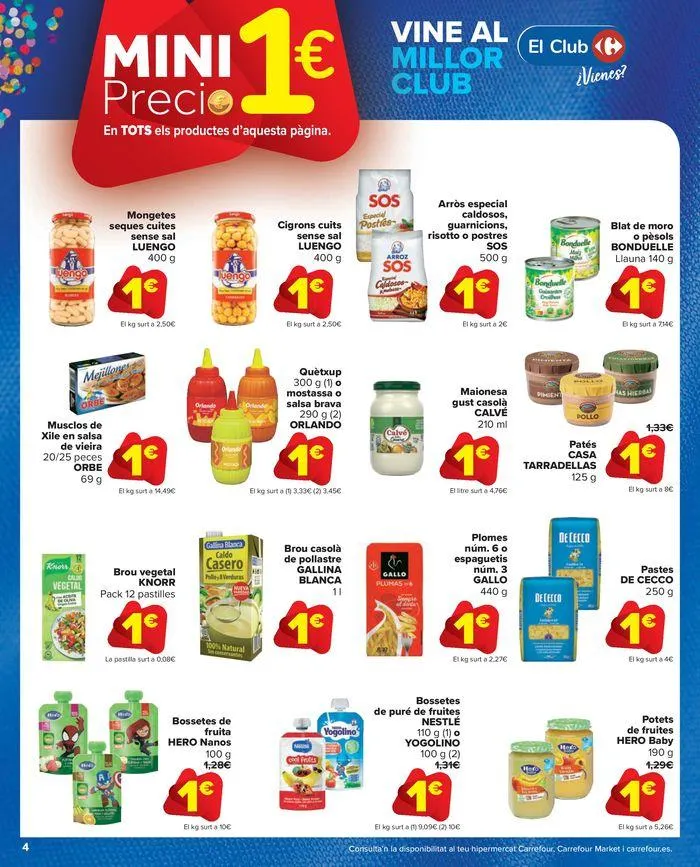 Catálogo de Mini Precio 1€ 10 de mayo al 23 de mayo 2024 - Página 4