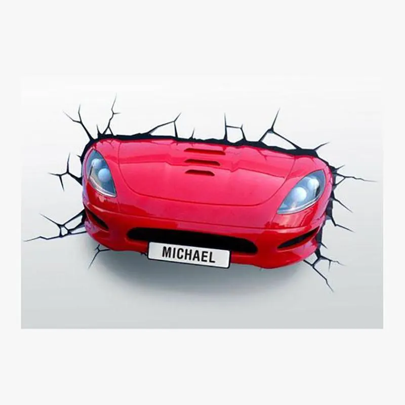 3D LIGHT FX LÁMPARA LED DECORATIVA 3D FRONTAL COCHE - VARIOS MODELOS