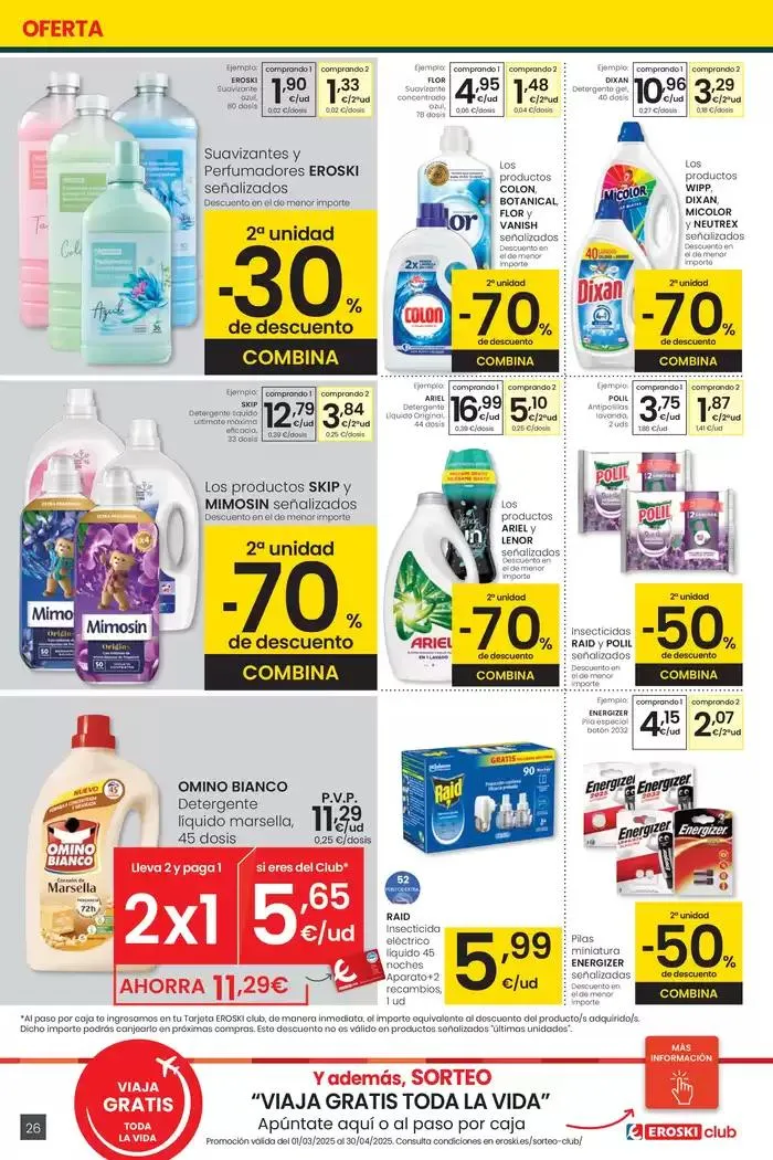 Catálogo de Precio más bajo EROSKI CENTER 27 de marzo al 8 de abril 2025 - Página 26