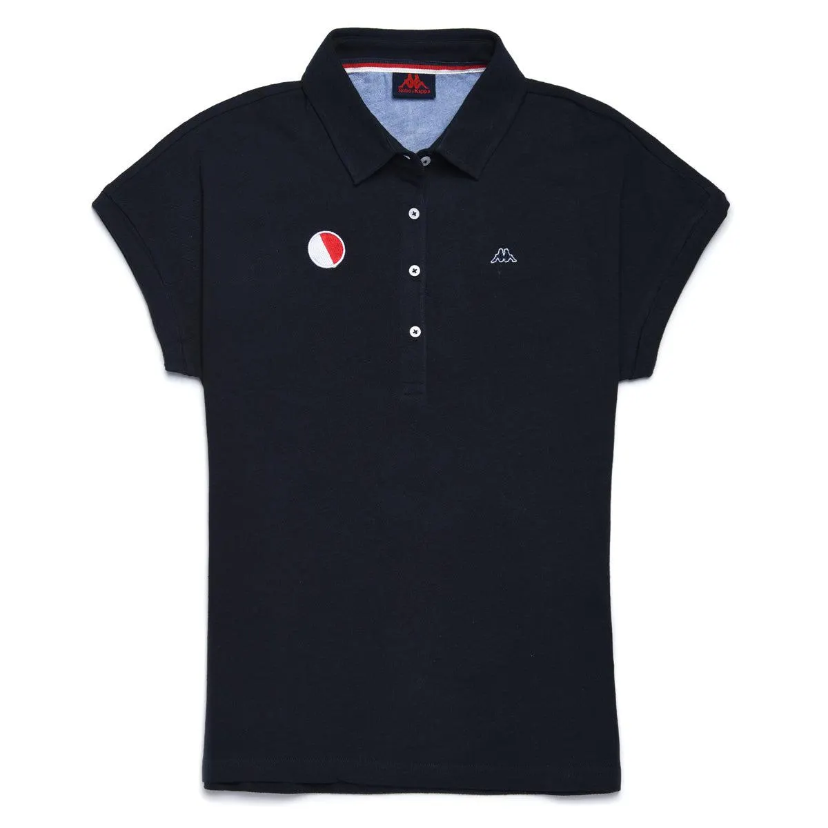 Polo Lyriq Robe Di Kappa - As Monaco 2022 azul mujer