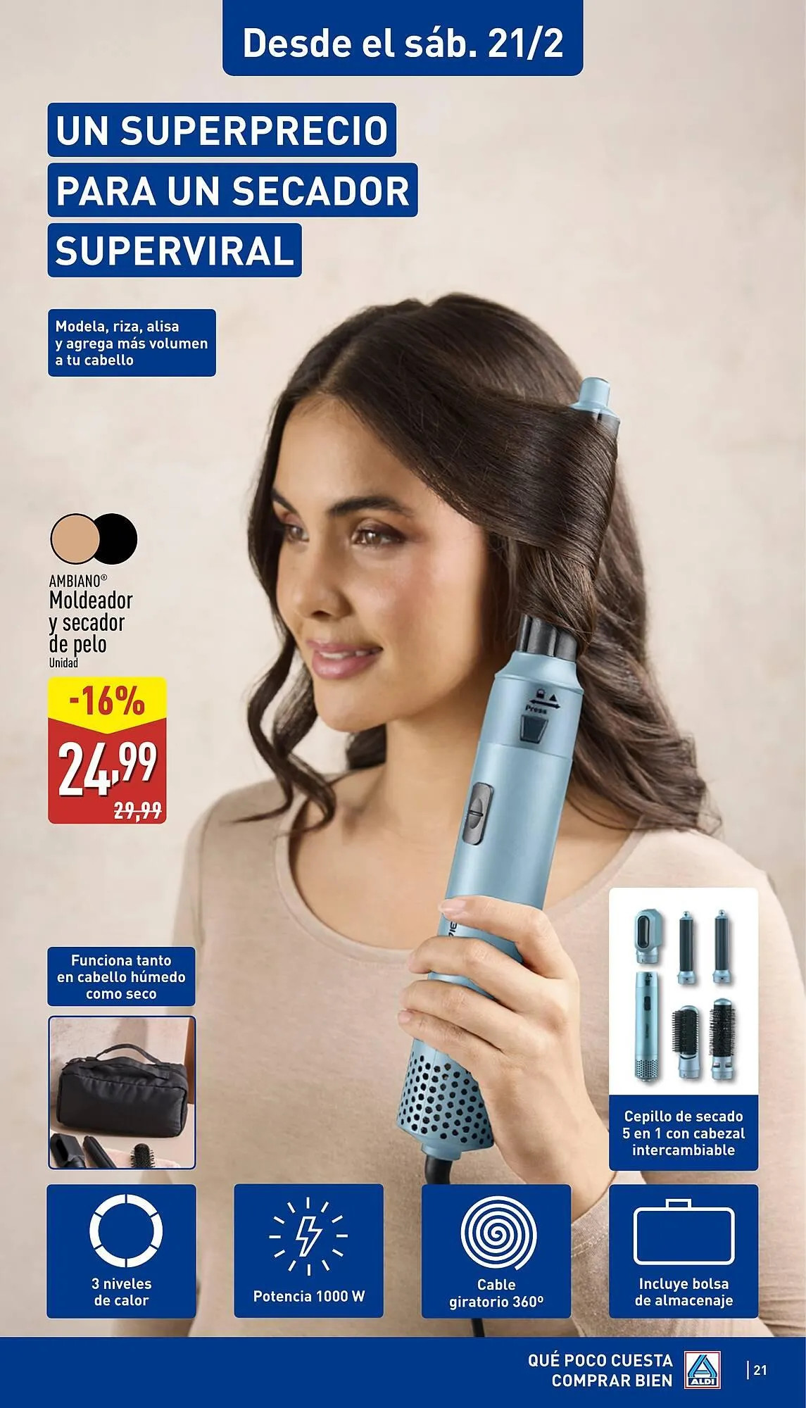 Catálogo de Folleto ALDI 16 de febrero al 22 de febrero 2026 - Página 21