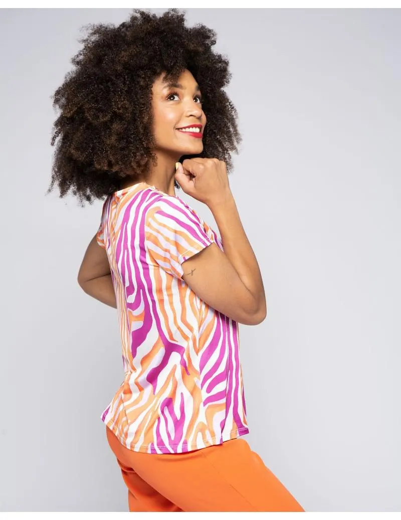 Camiseta Cebra Multicolor