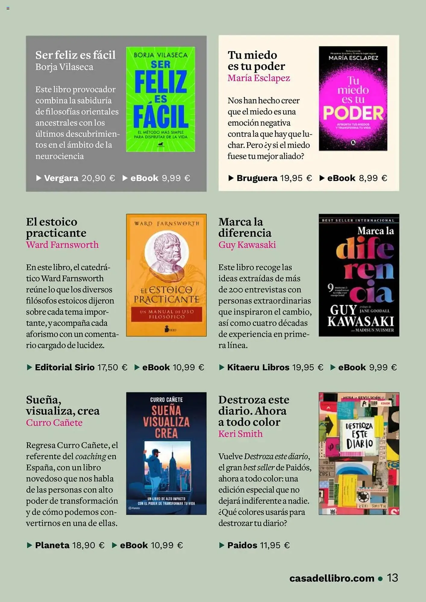 Catálogo de Folleto Casa del Libro 7 de abril al 22 de abril 2025 - Página 13