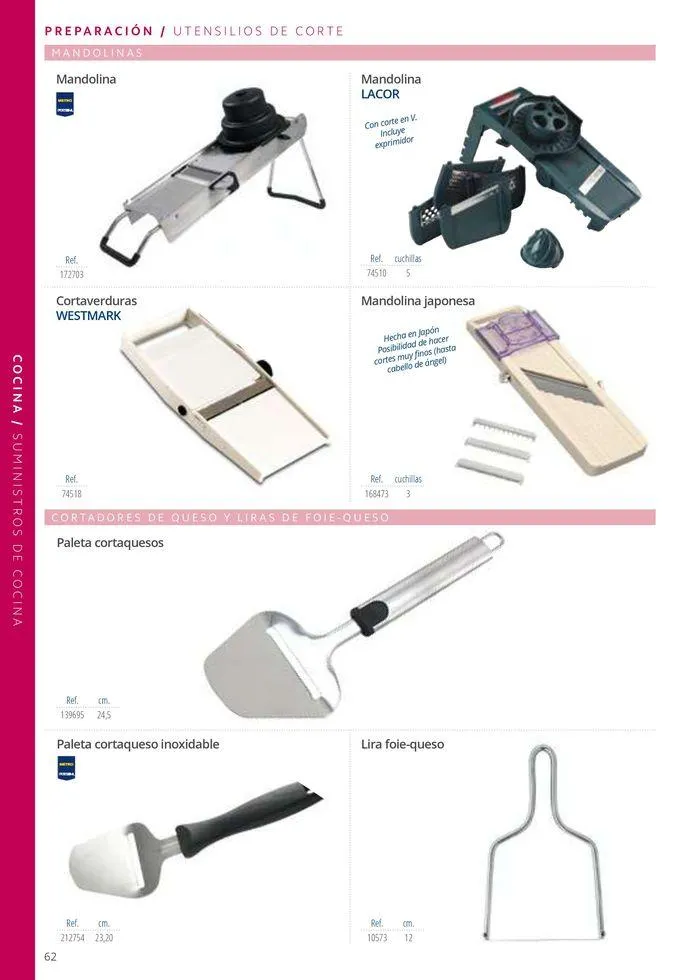 Catálogo de Equipamiento y suministros 23 de julio al 30 de noviembre 2024 - Página 62