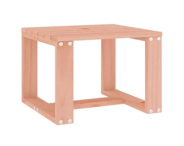 vidaXL mesa auxiliar de jardín madera maciza douglas 40x38x28,5 cm