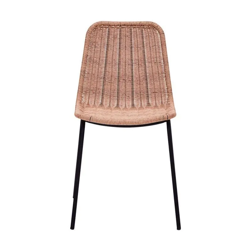 Hapur outdoor dining chair, natural
