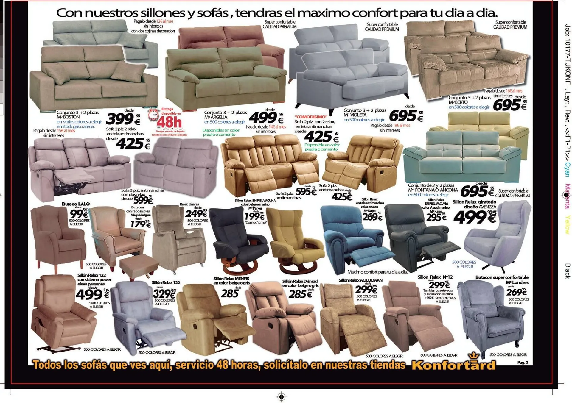 Catálogo de Folleto Konfortard 6 de noviembre al 8 de enero 2024 - Página 3