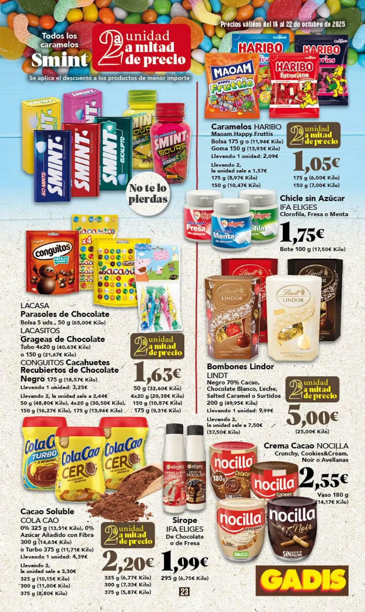 Catálogo de Folleto Gadis 16 de octubre al 22 de octubre 2025 - Página 23