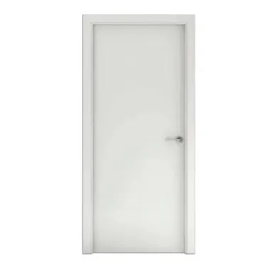 Puerta de Interior lamu lacada blanca izquierda 203 x 72,5 cm