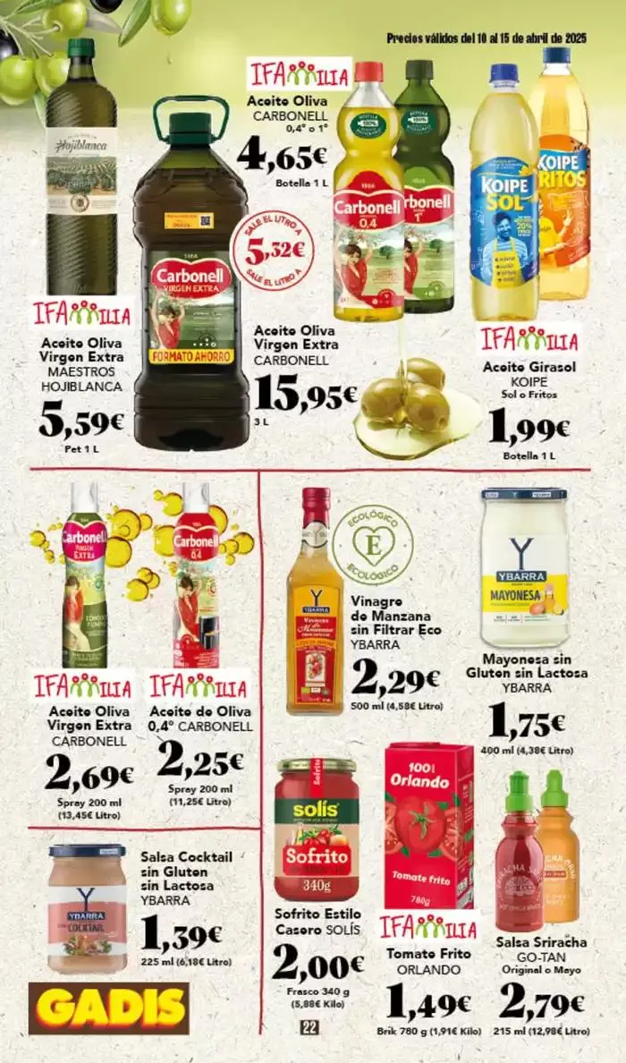 Catálogo de Precios válidos del 10 al 15 abril 10 de abril al 15 de abril 2025 - Página 22