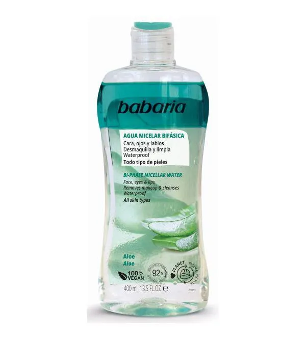 Agua Micelar Bifásica Aloe | 400 ml