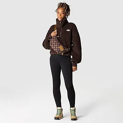 Forro polar de pelo largo estampado Platte para mujer