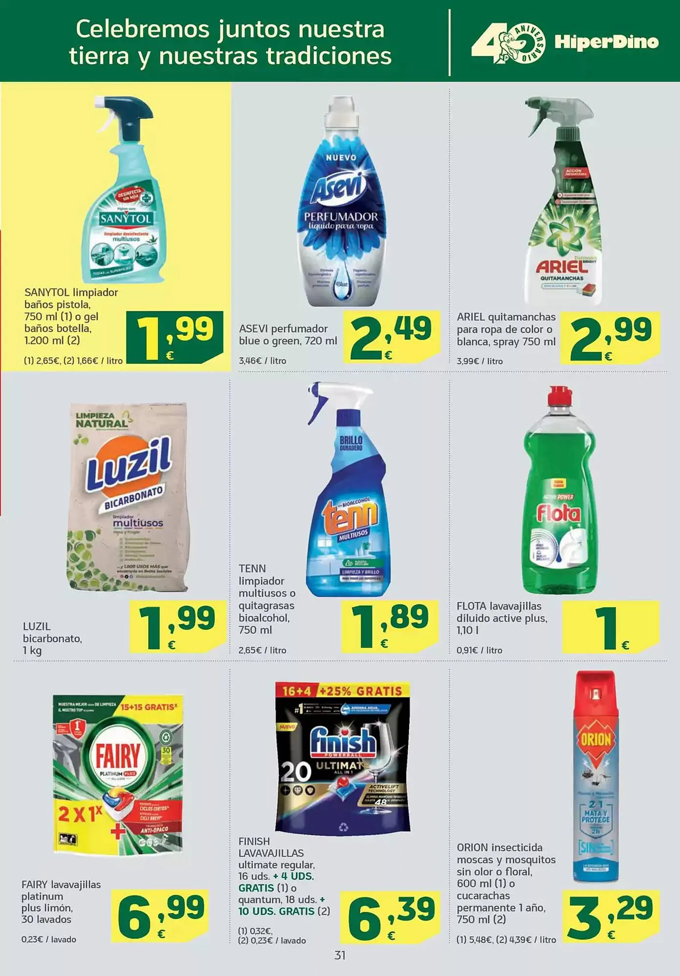 Catálogo de Folleto HiperDino 26 de mayo al 9 de junio 2025 - Página 31
