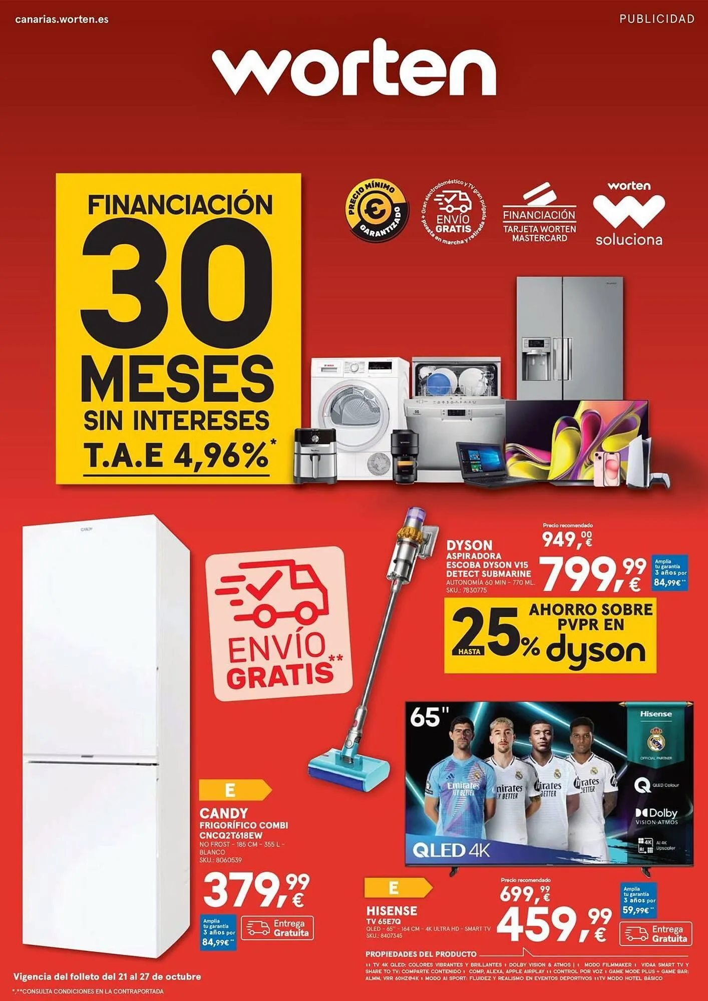 Catálogo de Folleto Worten 21 de octubre al 27 de octubre 2025 - Página 1
