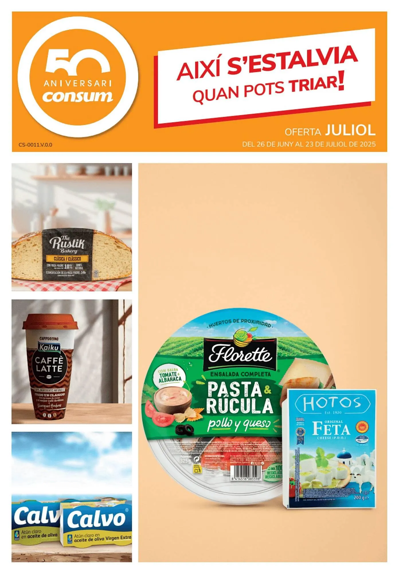 Catálogo de Folleto Consum 26 de junio al 23 de julio 2025 - Página 1