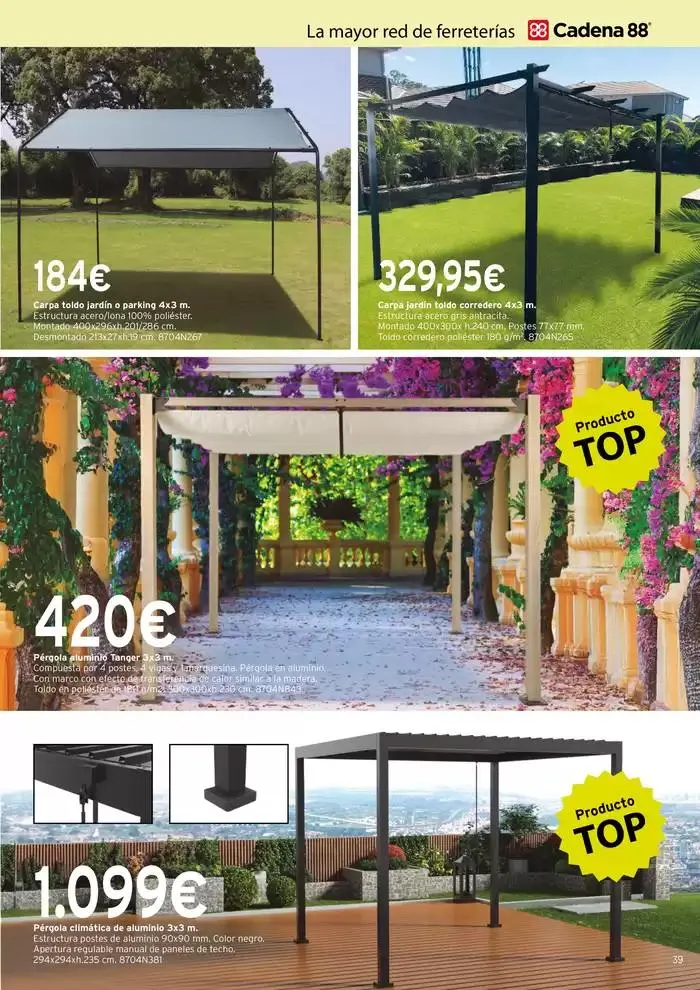 Catálogo de Transforma tu jardín y terraza 1 de enero al 31 de diciembre 2025 - Página 39