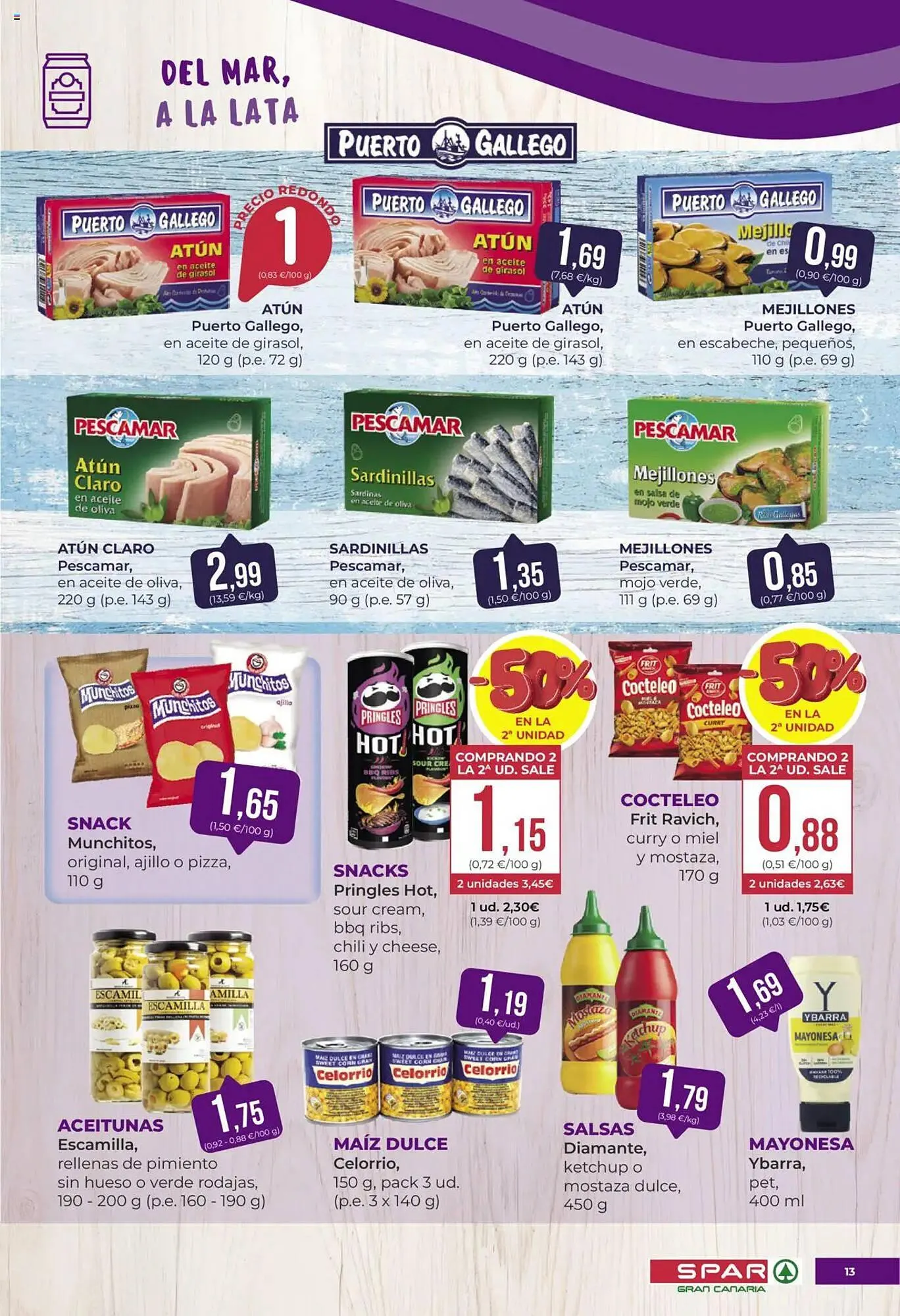 Catálogo de Folleto SPAR Gran Canaria 21 de marzo al 3 de abril 2025 - Página 13