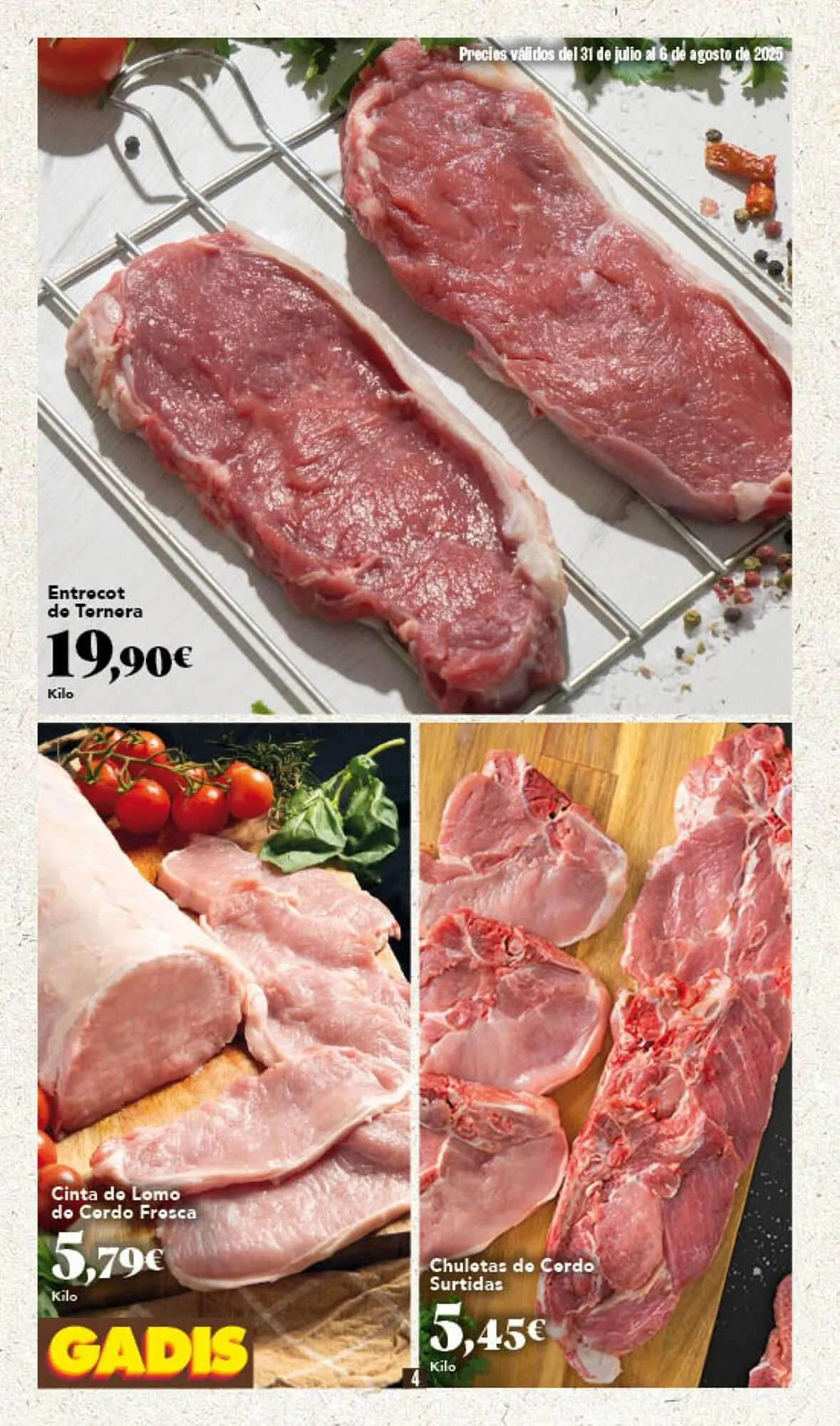 Catálogo de Folleto Gadis 31 de julio al 6 de agosto 2025 - Página 4